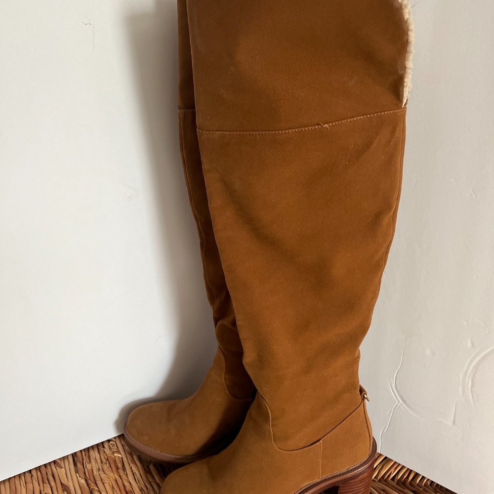 SIZE 9.5 Jennifer Lopez Gorga Knee High Suede boots